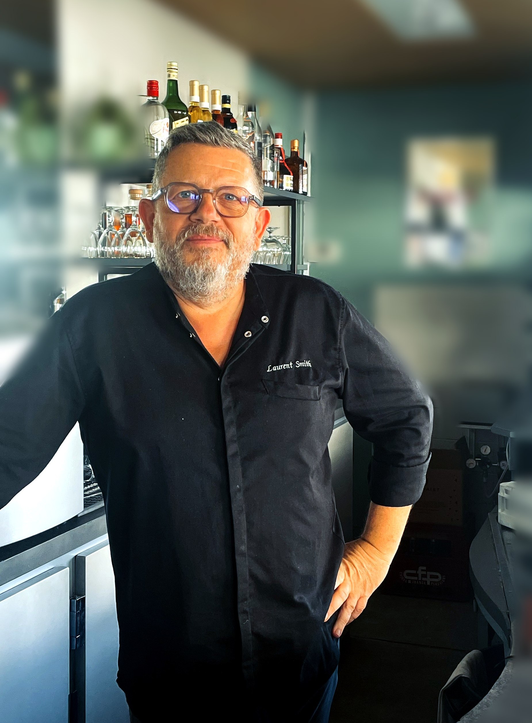 Laurent Smith, chef du Petit Vatel, dans son restaurant à Reims